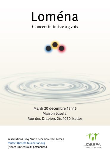 Maison JOSEFA - Invitation - Concert - 20 Décembre 2022