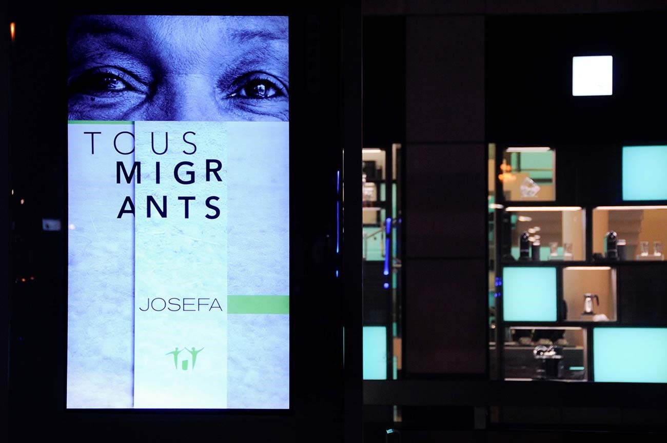 Communiqué de presse : Migrants en miroir