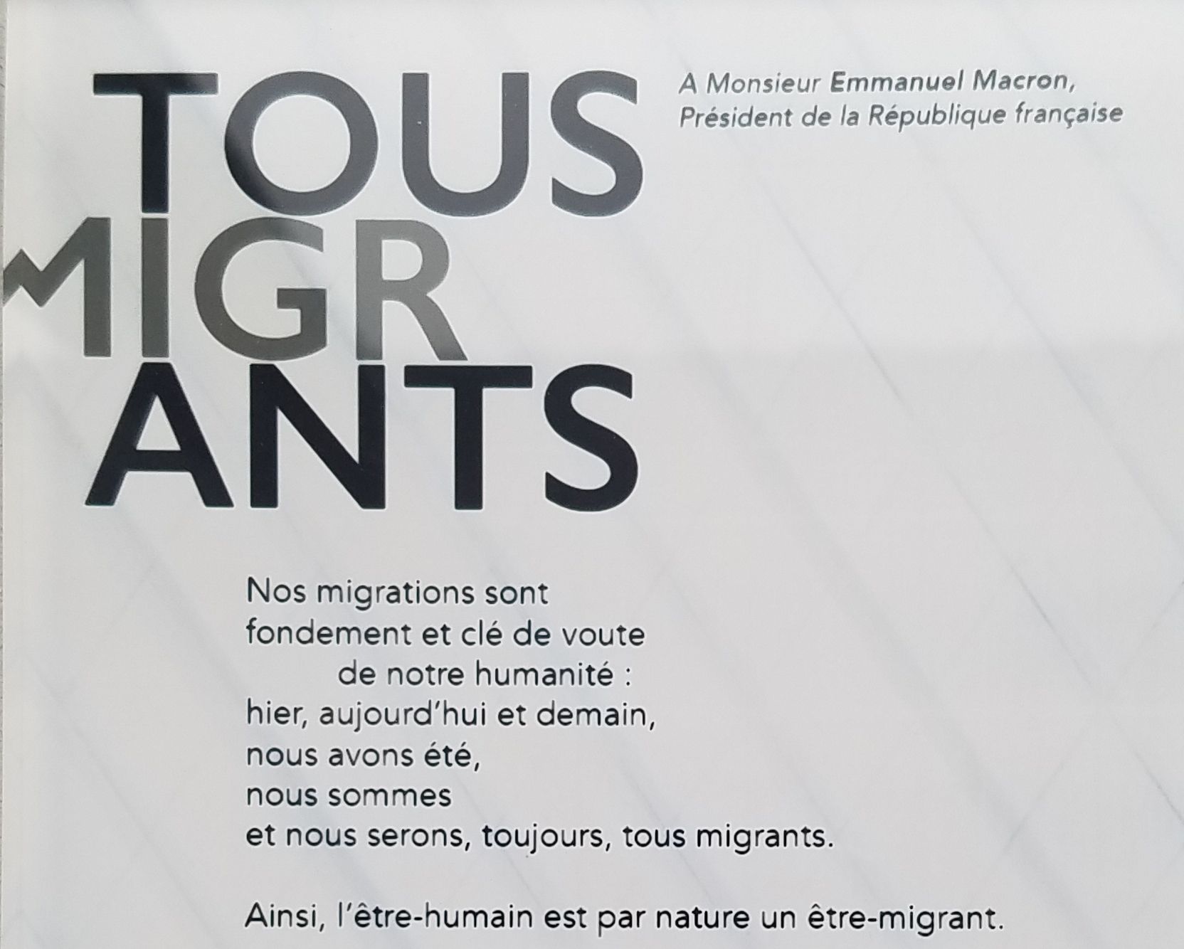Migrant: Global Compact for Migration!